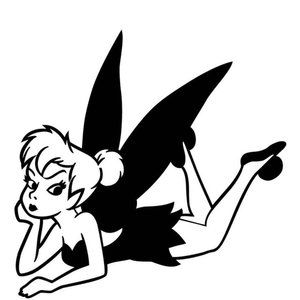 Vinyl Decal for Window - Tinkerbell Disney